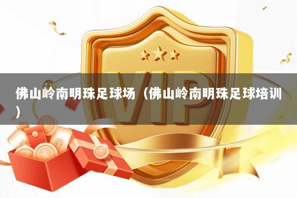 佛山岭南明珠足球场（佛山岭南明珠足球培训）